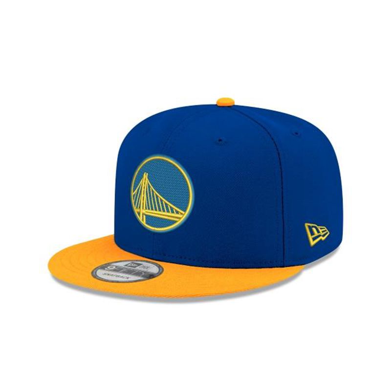 NBA Golden State Warriors 2tone 9Fifty Snapback (DLQ2310) - Blue New Era Caps